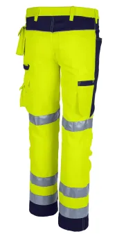 Warnschutz Bundhose Qualitex PRO WS warngelb/marine